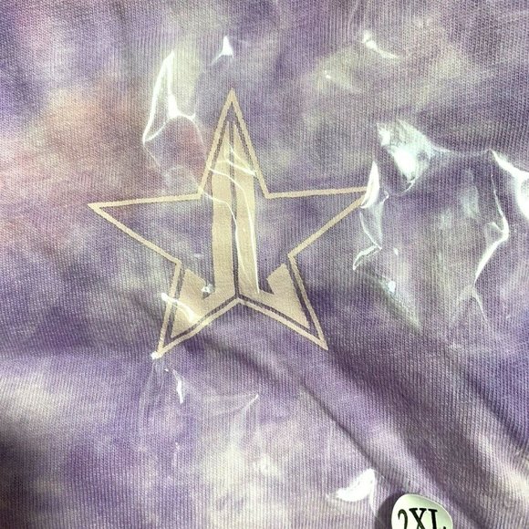 ⭐️SUMMER SALE⭐️ JEFFREE STAR Purple Tie Dye Tank Top Shirt - Size 2XL New in Pkg - Picture 8 of 10
